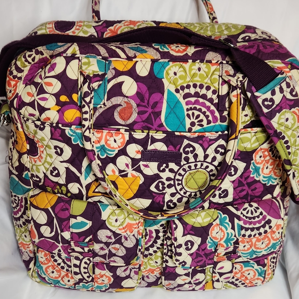 Vera Bradley Plum Crazy Grand Cargo Bag
